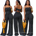 New Commodity Romper Women Polka Dots Elegant Jumpsuit Full Length One Shoulder Backless Womens Jumpsuits